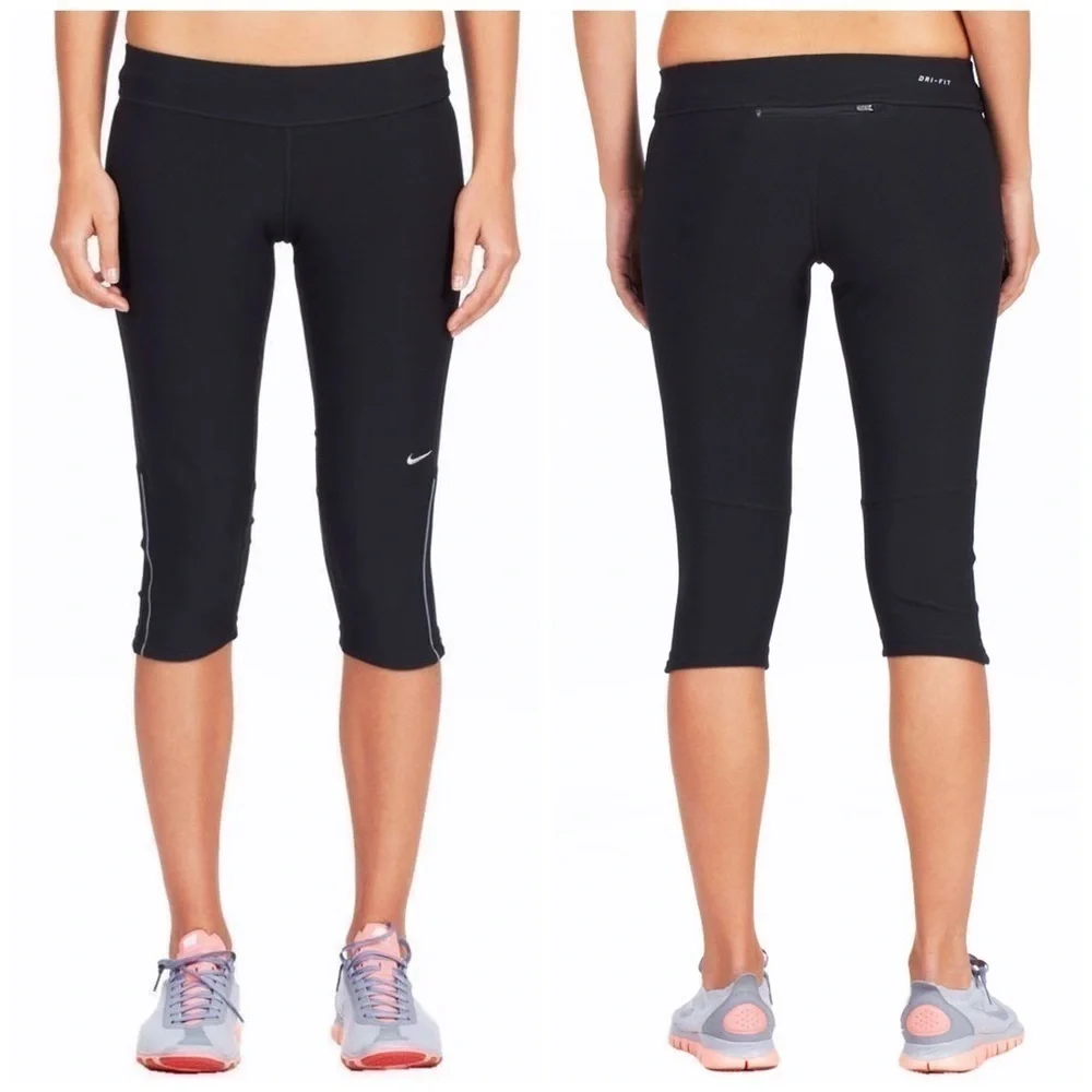 Nike Filament Running Bottom Capri Tights Black XS